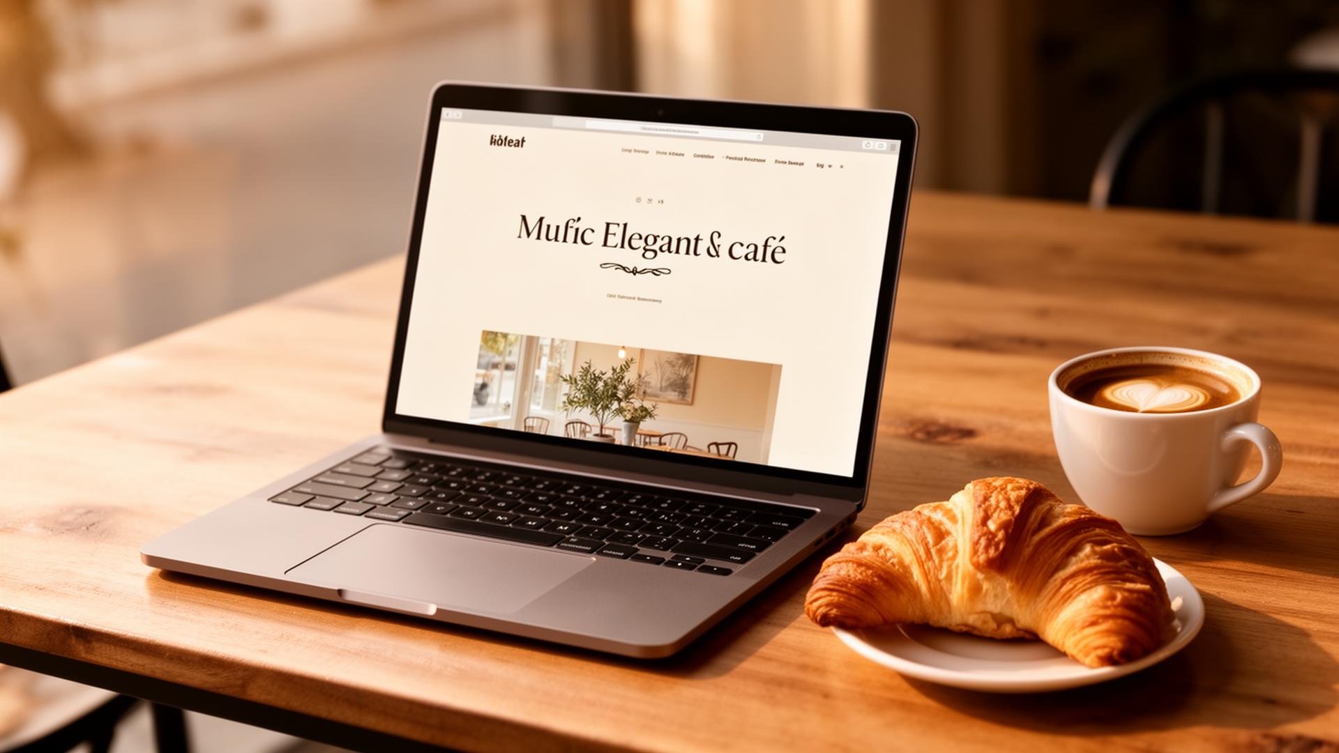 Café Aurora Website Mockup